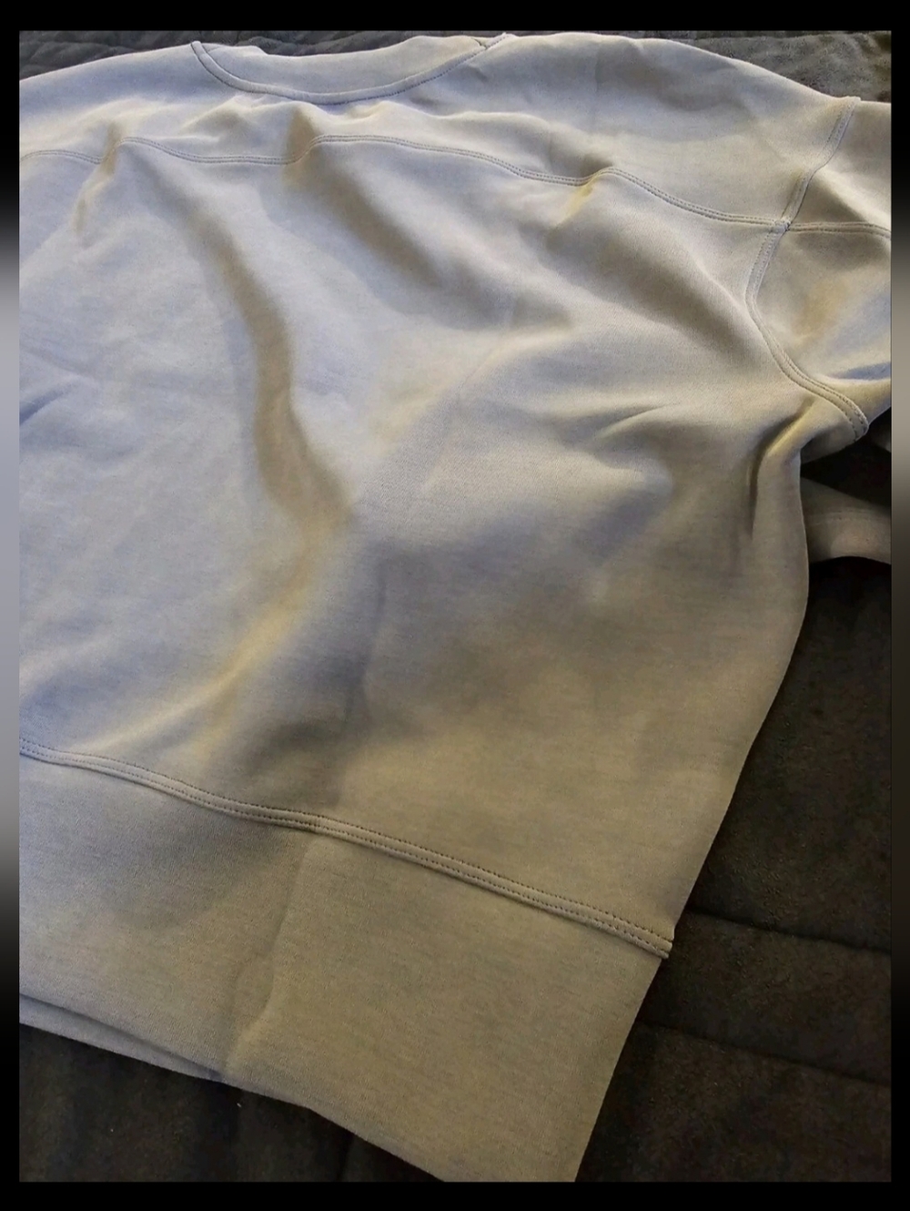 Lululemon FIRE! NWT! Softstreme Perfectly Oversized Cropped Crew. Sz 14. R2S! - Picture 12 of 15